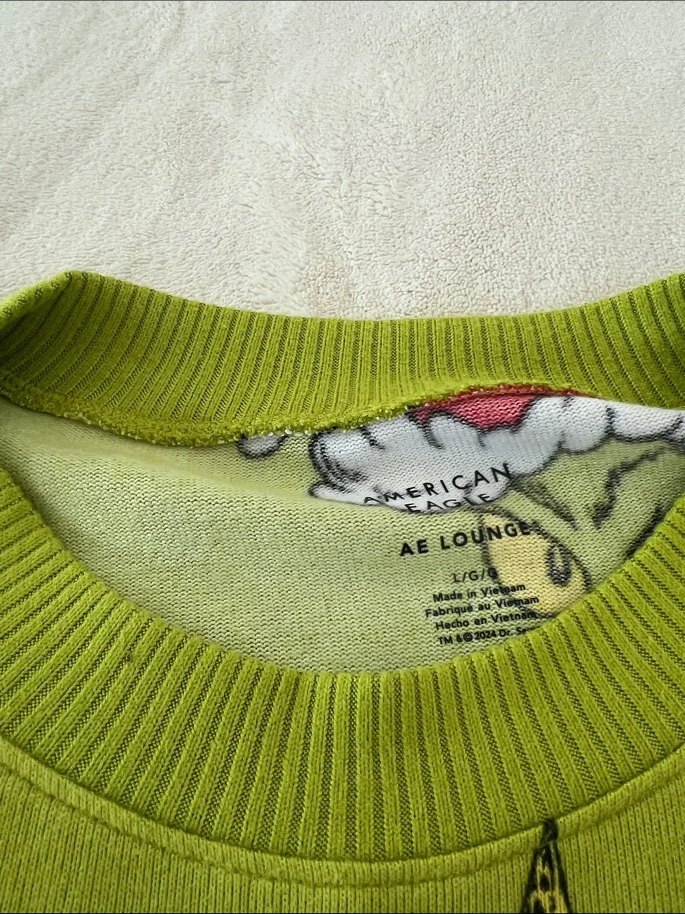 American Eagle grinch Pj set